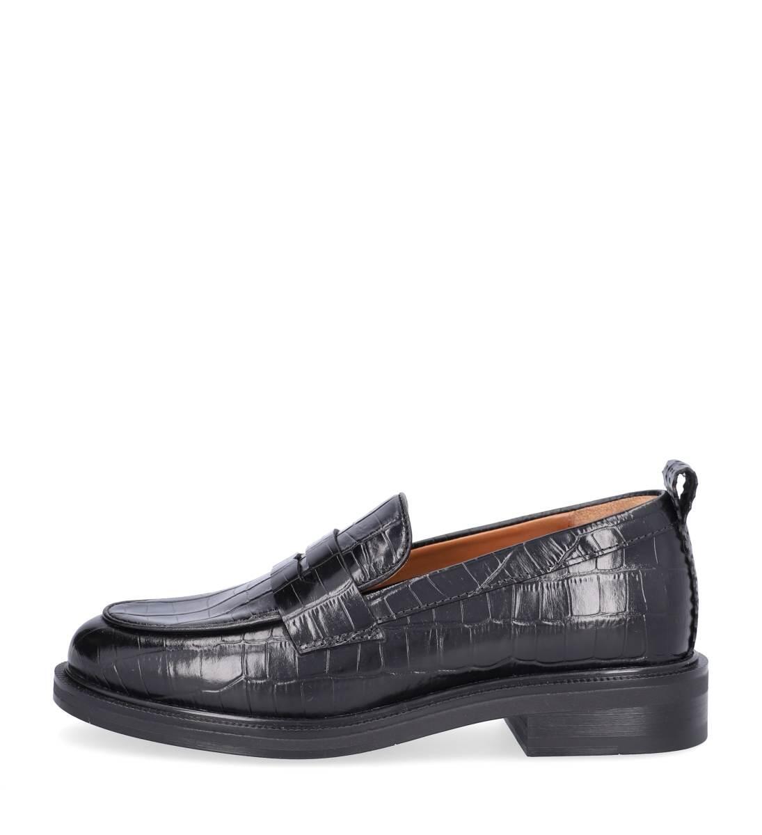 Loafers - Black Croco Croco 20